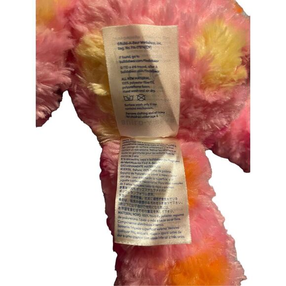 Build-A-Bear Workshop Kids Pink Polka Dots Bunny Rabbit Stuffed Animal Plush Toy - Picture 5 of 12